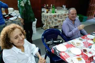 Almuerzo navideño de la AV Cristo de Telde